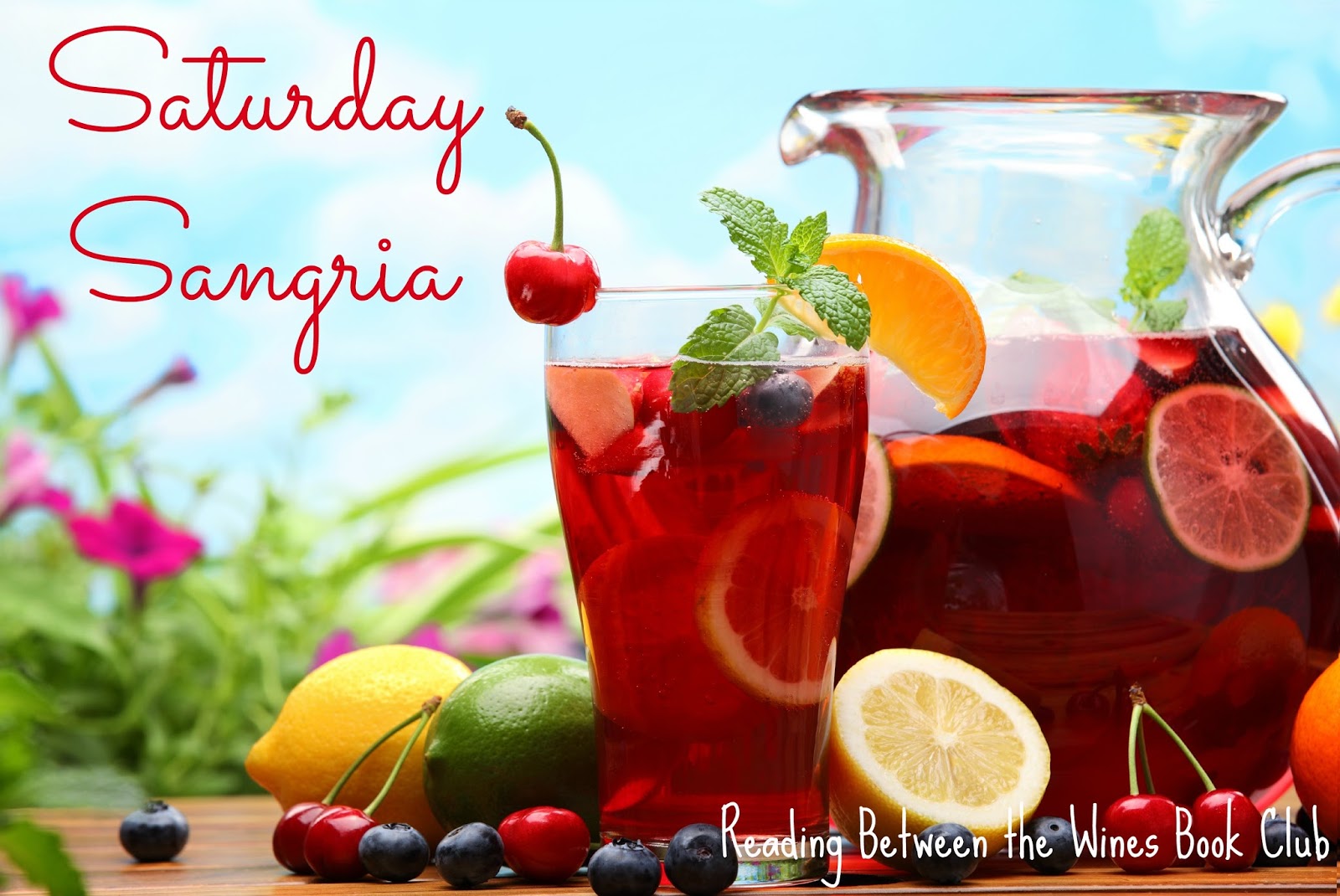 Reading Between The Wines Book Club Saturday Sangria Strawberry Peach White Wine Slushie Wine Recipe Peaches Strawberries Slushie Spring