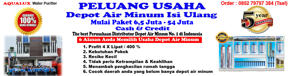 Depot Air Minum Isi Ulang Galon Jawa Tengah, AQUALUX I 085279797384