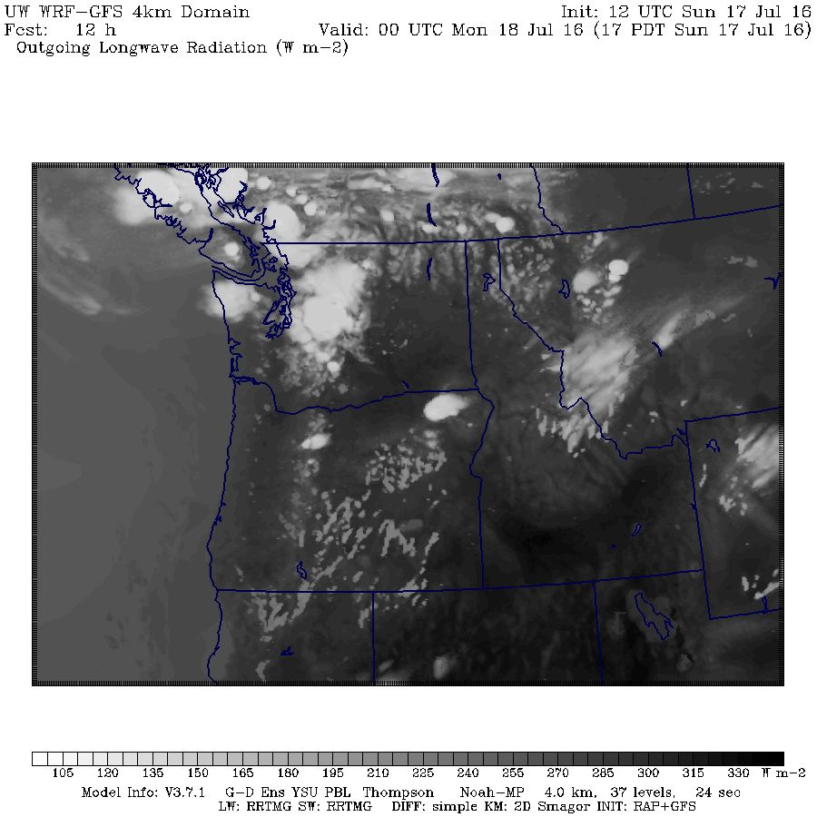 Cliff Mass Weather Blog ThunderFest for the Cascades Today and Tomorrow