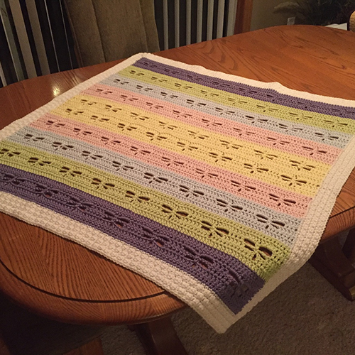 Crochet Guide Dragonfly Baby Blanket