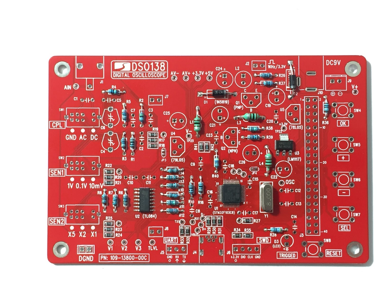 Ds0138 осциллограф