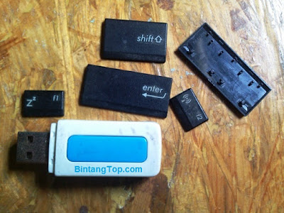 Trik Mengubah Casing FlashDisk Menjadi Motif KeyBoard Trik Mengubah Casing FlashDisk Menjadi Motif KeyBoard