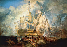 The Battle of Trafalgar by J. M. W. Turner