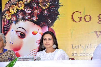 Rani Mukerji snapped at the 'Times Green Ganesha' event