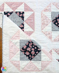 Lucky Star quilt pattern by Andy of A Bright Corner from her book, Fresh Fat Quarter Quilts - a fast and sweet baby quilt