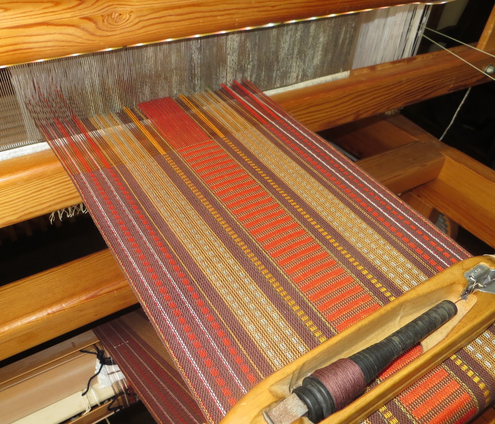 Gangewifre Weaving Supplementary Warp Weaving Progress