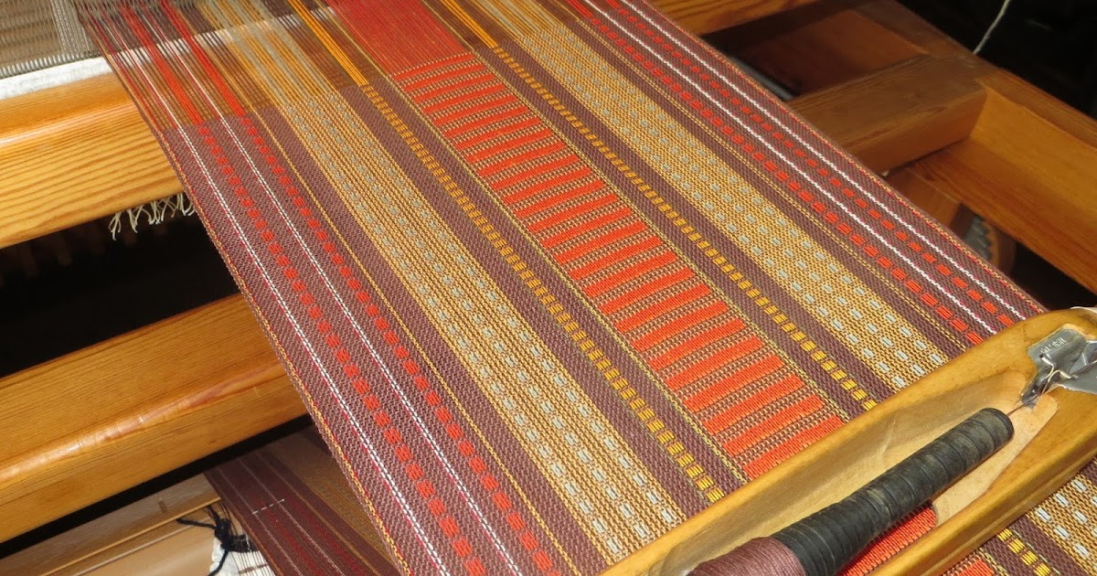 Gangewifre Weaving Supplementary Warp Weaving Progress