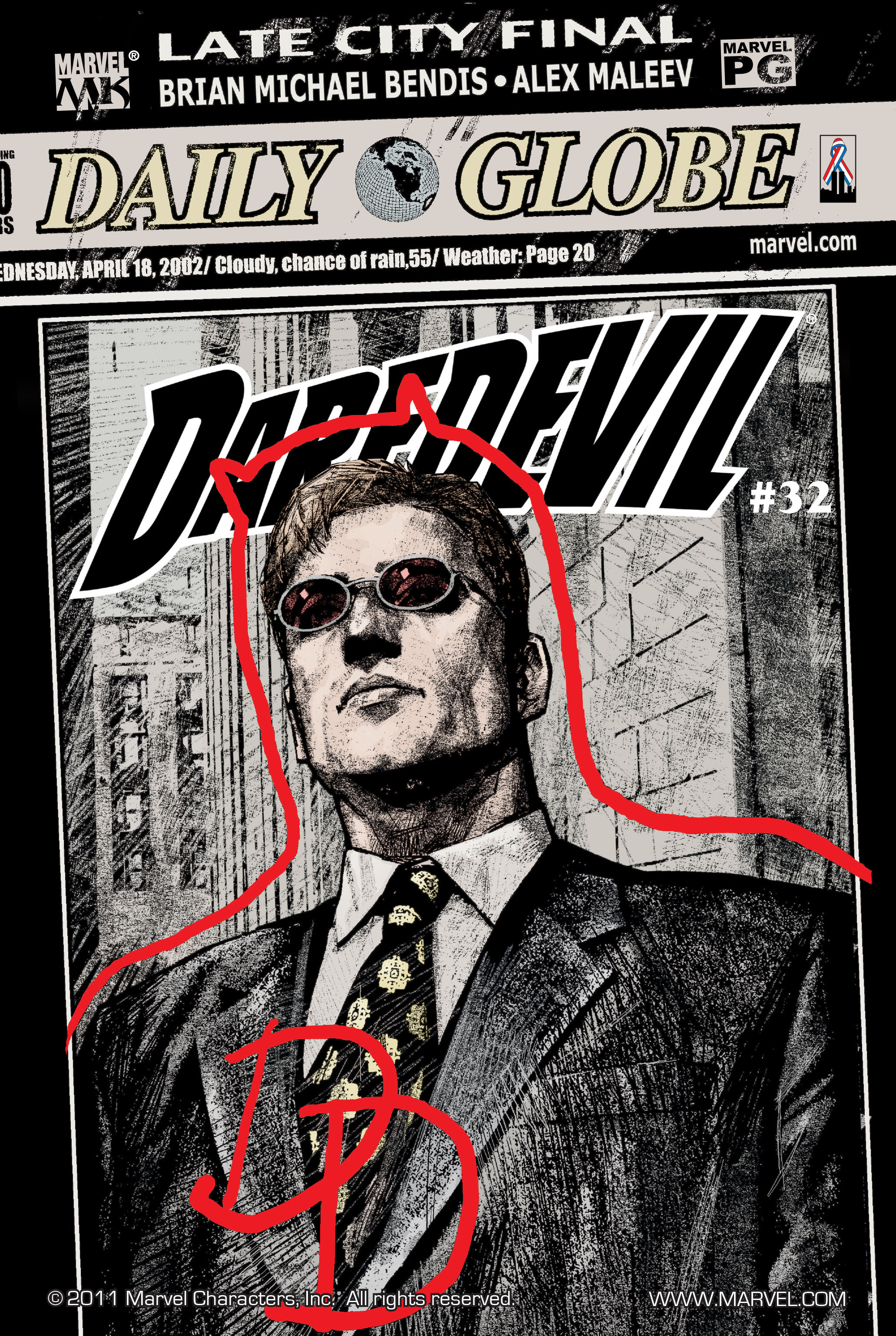Daredevil (1998) 32 Page 0