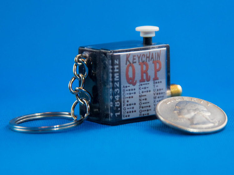 Delboy's Radio Blog Keychain QRP World's Smallest HF Transmitter