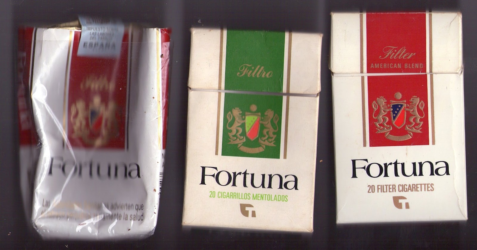 Ma Collection de paquets de cigarettes FORTUNA Ma Collection de paquets de cigarettes FORTUNA