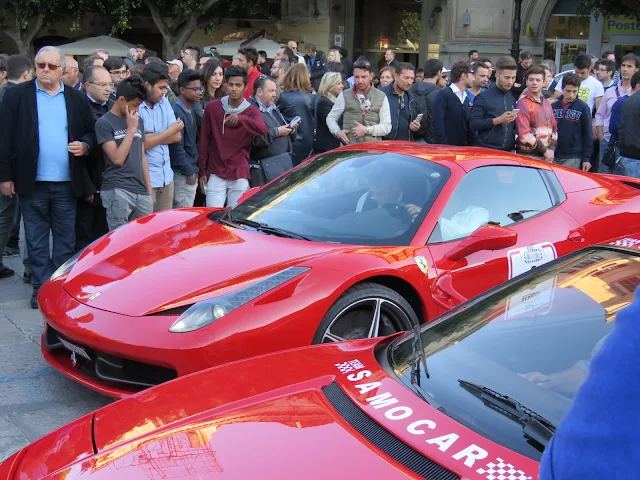Road trip in Sicily - Ferraris at Targa Florio in Palermo