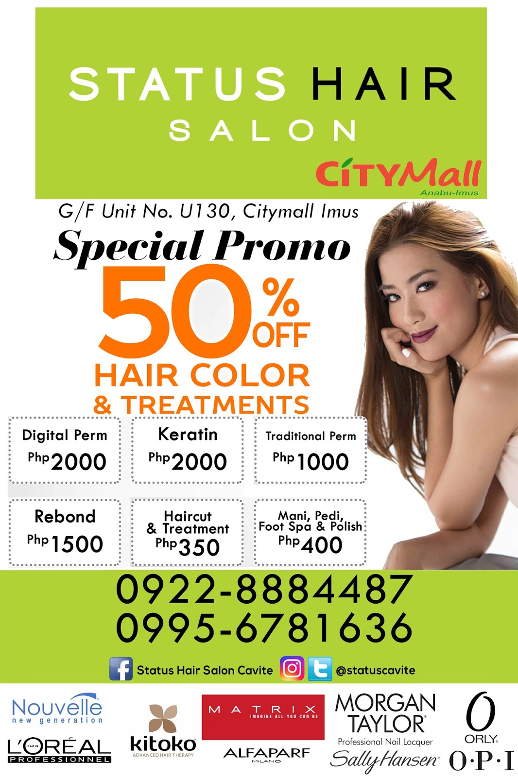 I love my new hair color by Status Hair Salon!