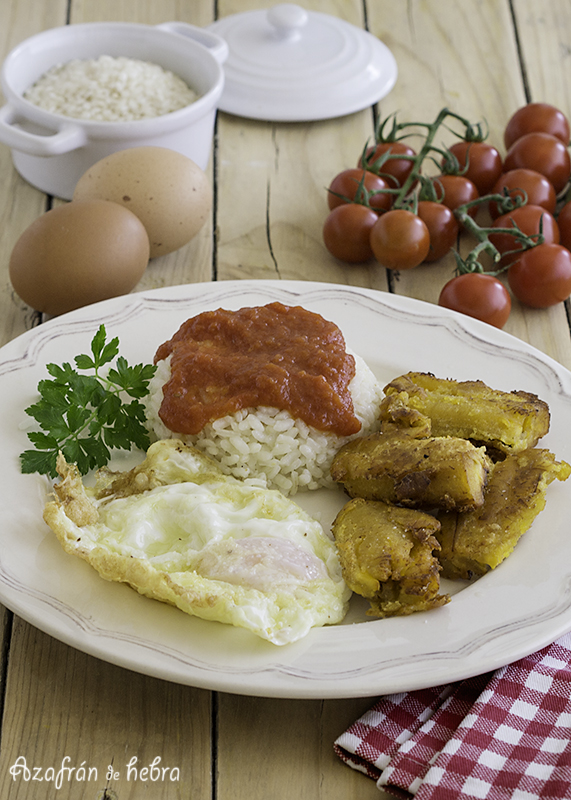 Arroz a la cubana