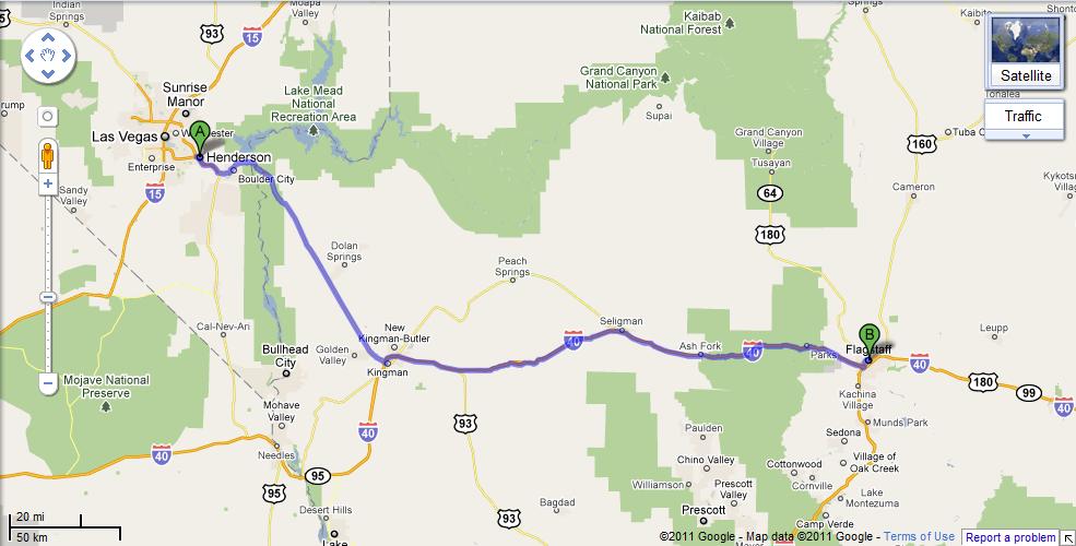 SWUSA11 Day 2 Henderson to Flagstaff Becki, Kirsty and Ant