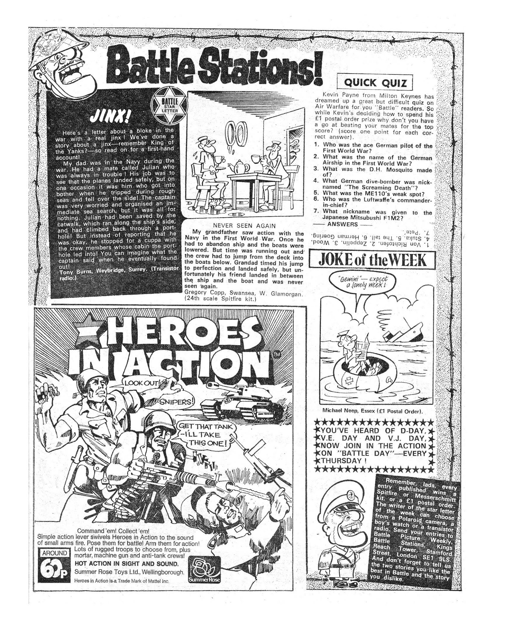 Read online Battle Picture Weekly comic -  Issue #69 - 27