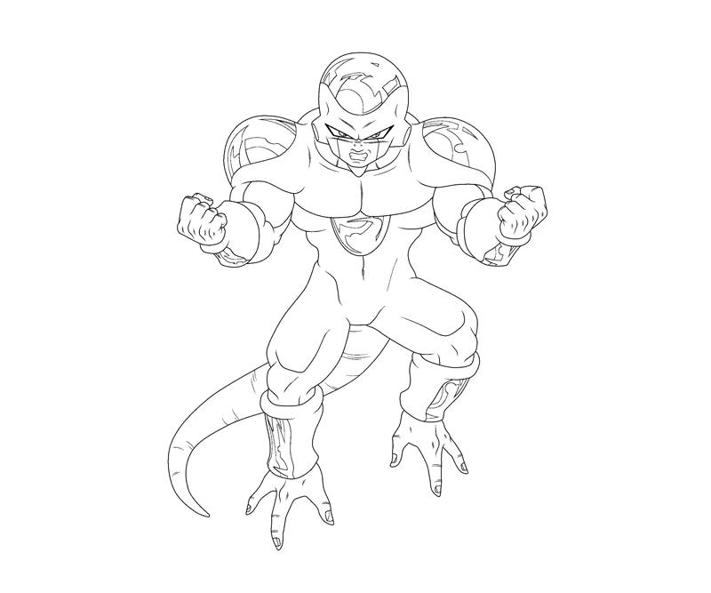 dbz coloring pages frieza - photo #12