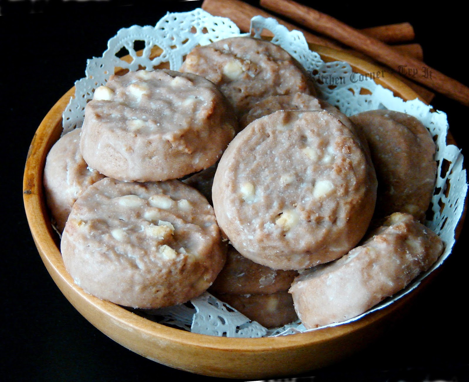 Iced Cinnamon Cookies