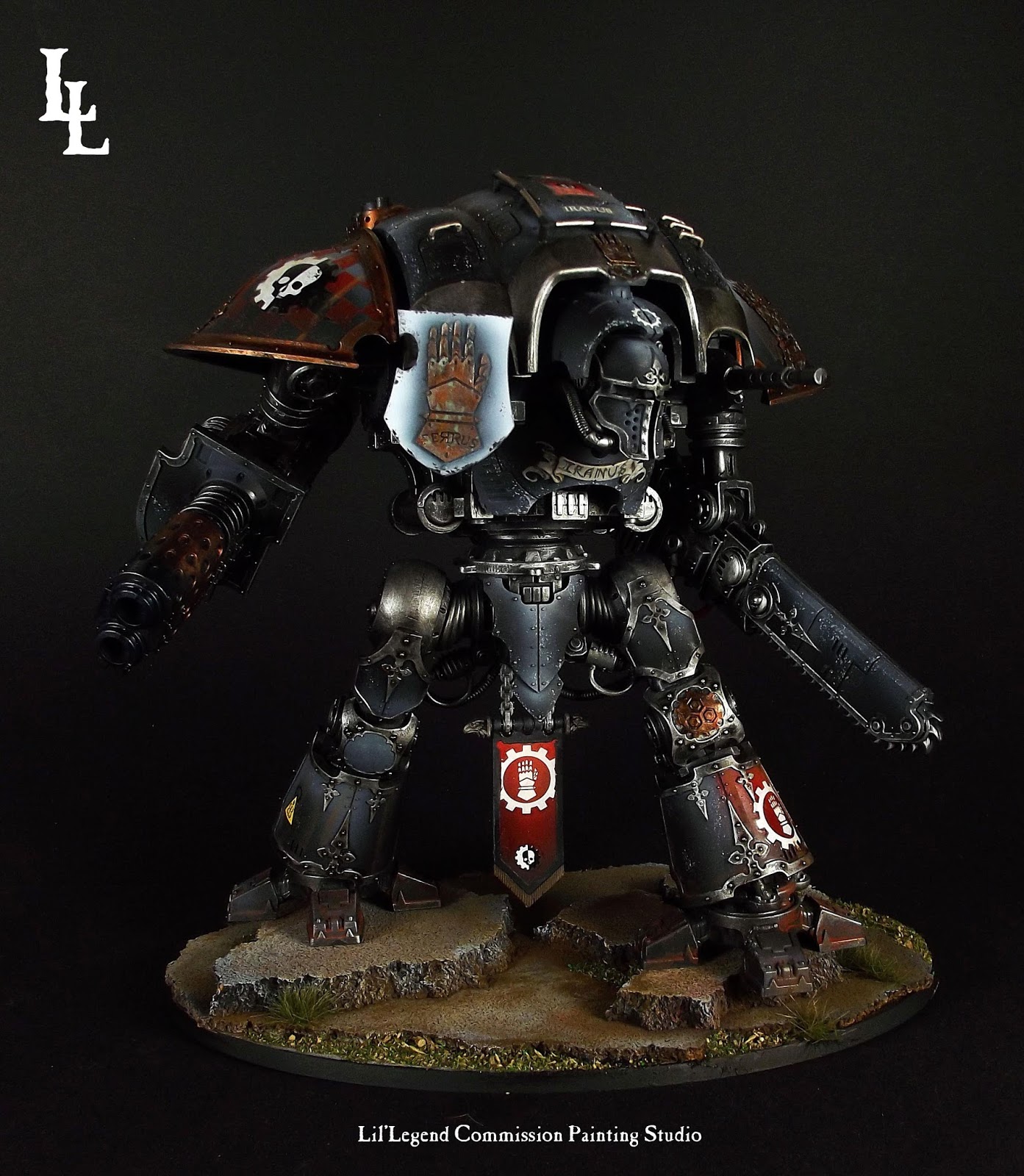 Iron Hands Knight Titan Horus Heresy Commission Wargaming Hub