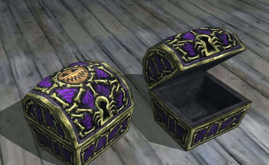 Kh2 Papercraft Land Of Dragons Mulan Treasure Chest T vrogue.co