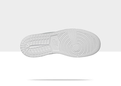 Air Jordan 1 Mid (3.5y-7y) Boys' Shoe White/White-White, Style - Color # 554725-100