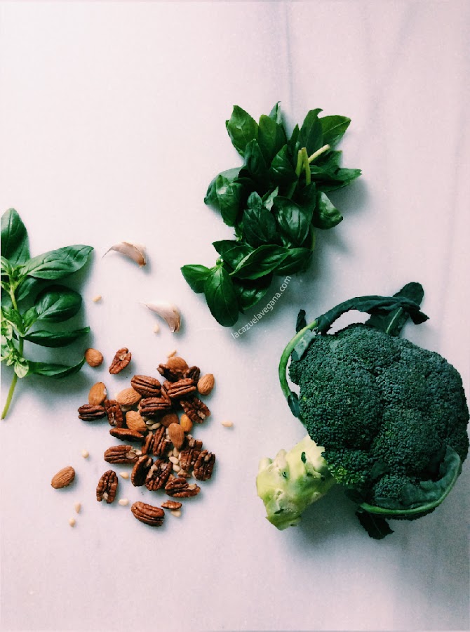 Pesto de brócoli - La Cazuela Vegana