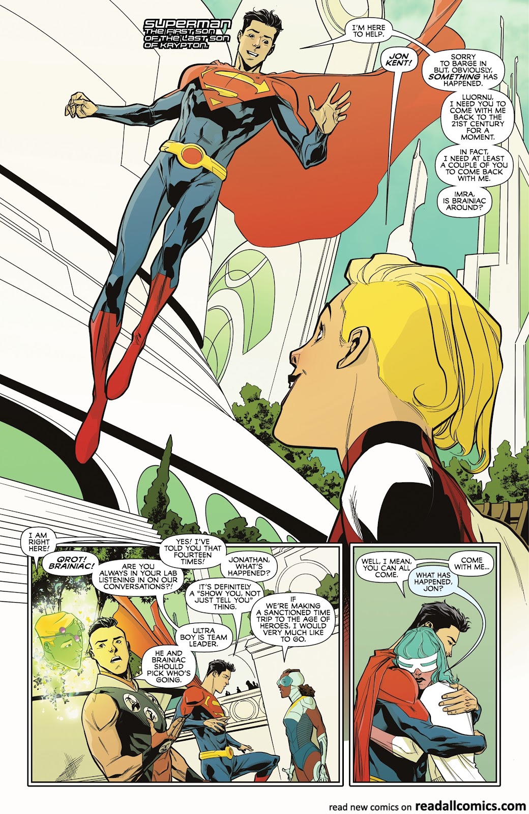 Justice League vs. the Legion of Super-Heroes Vol. 1 chapter 1 page 13