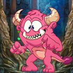 Games4King Cute Pink Monster Rescue