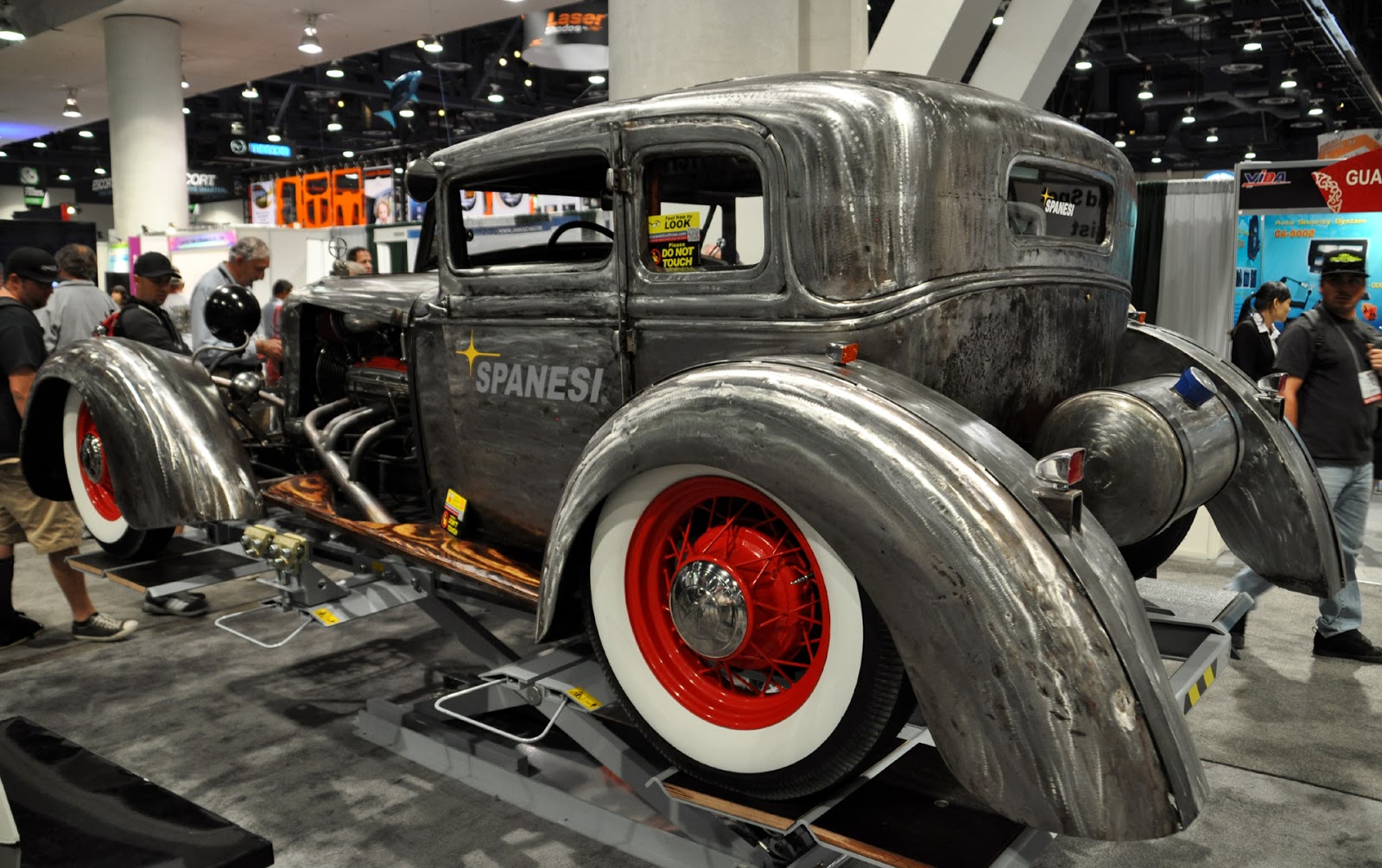 Just A Car Guy cool bare metal car from Tyger Custom Rods and Cycles