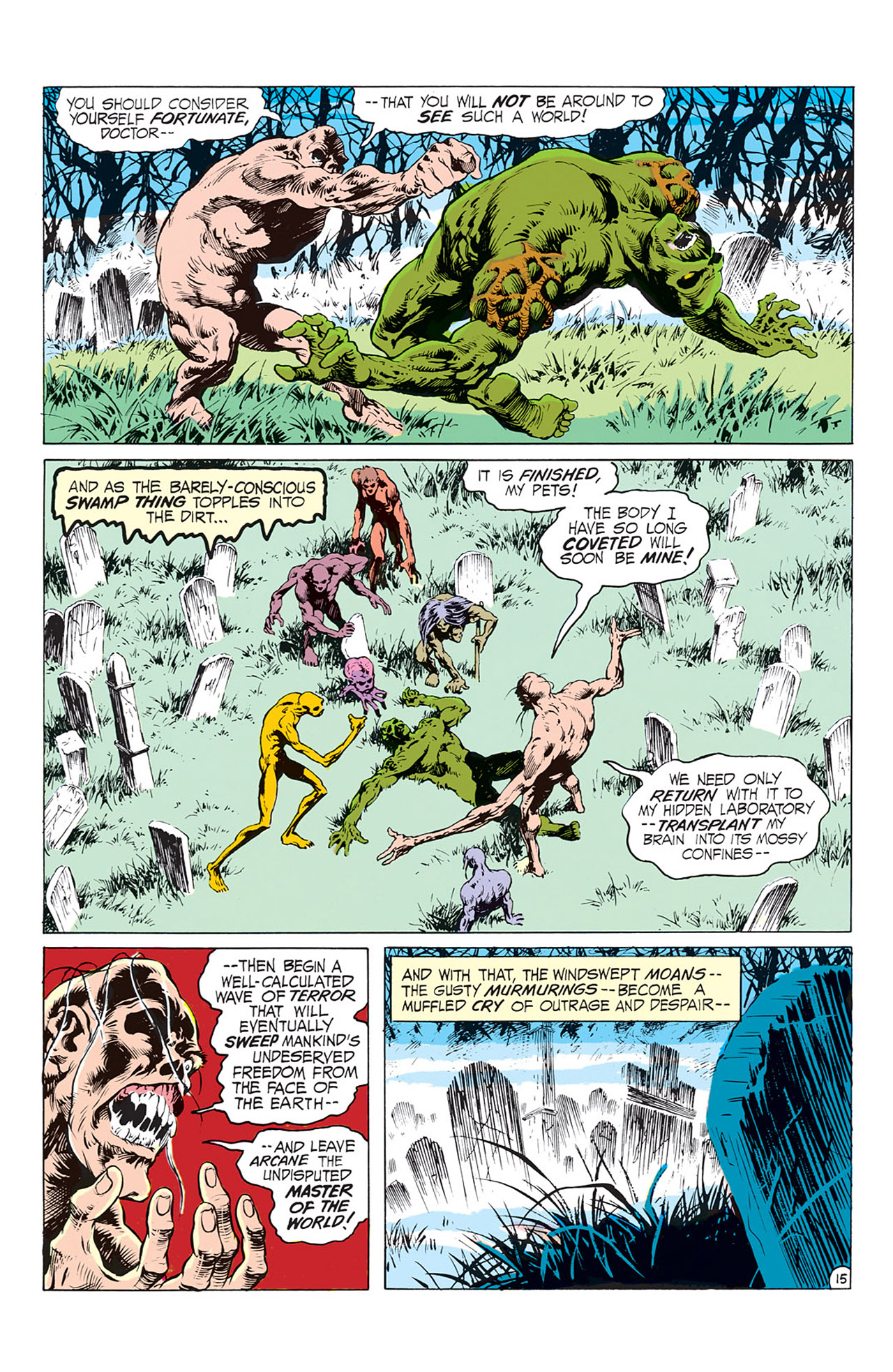 Read online Swamp Thing (1972) comic -  Issue #10 - 16