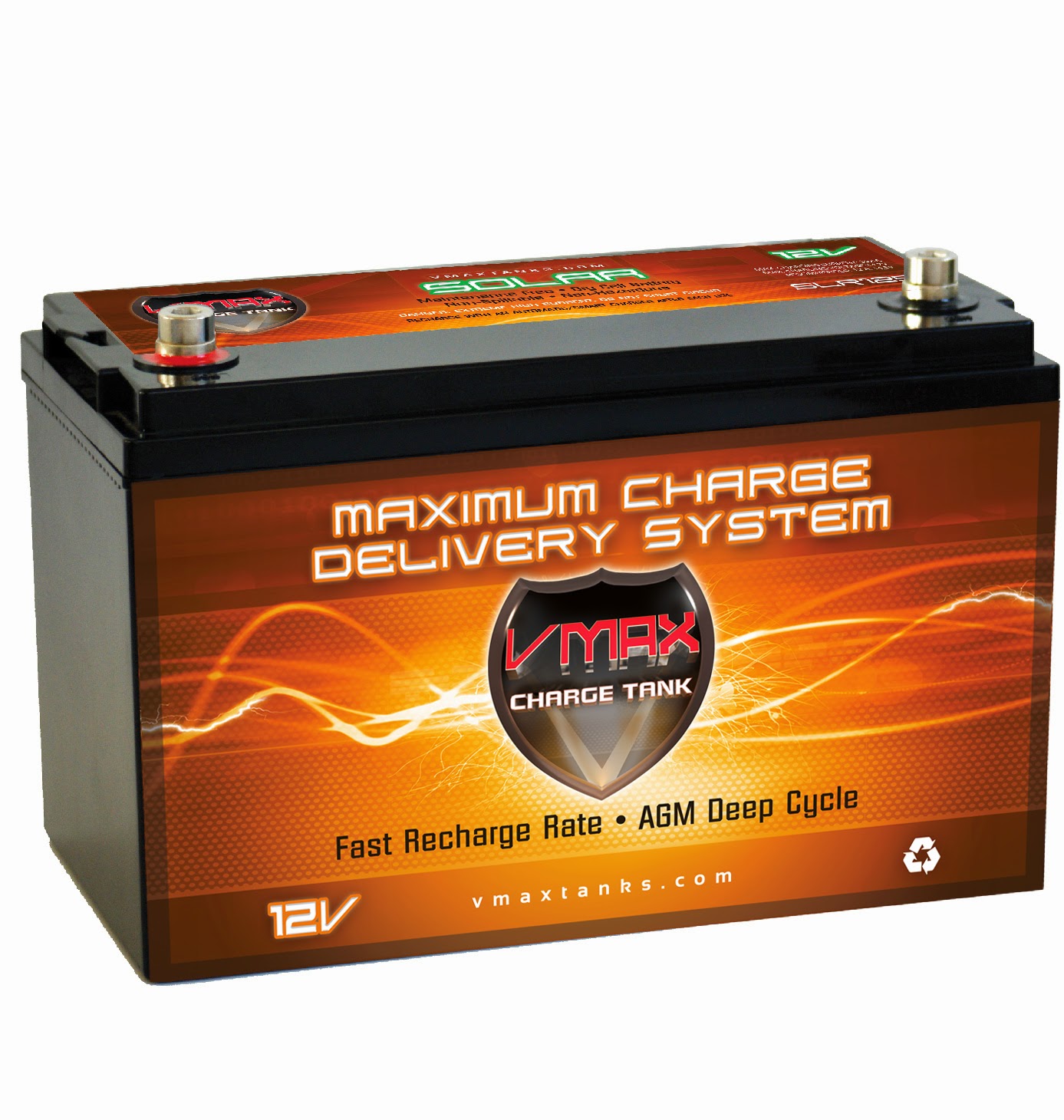 VMAX SLR60 12 Volt 60ah AGM Deep Cycle Hi Performance Battery for sale online 