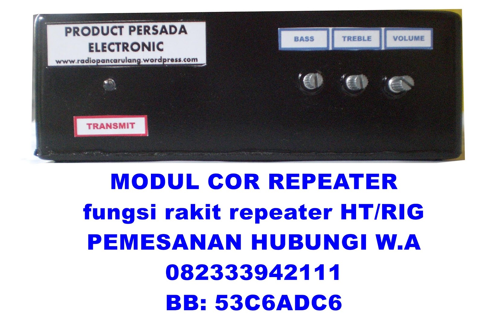 HOBBY RADIO COMMUNICATION REPEATER HT VHF/UHF Desember 2016