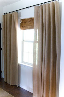 gorden jendela rumah minimalis dari karung goni