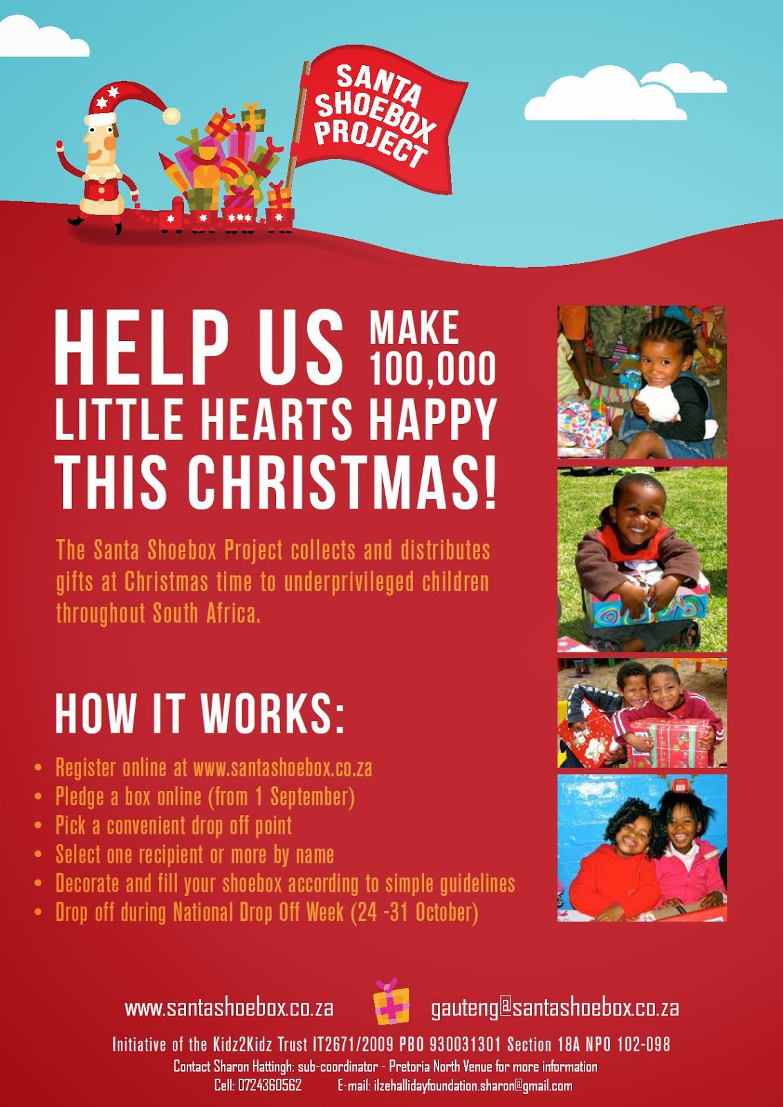 The Ilze Halliday Foundation SANTA SHOEBOX URGENT REQUEST The Ilze