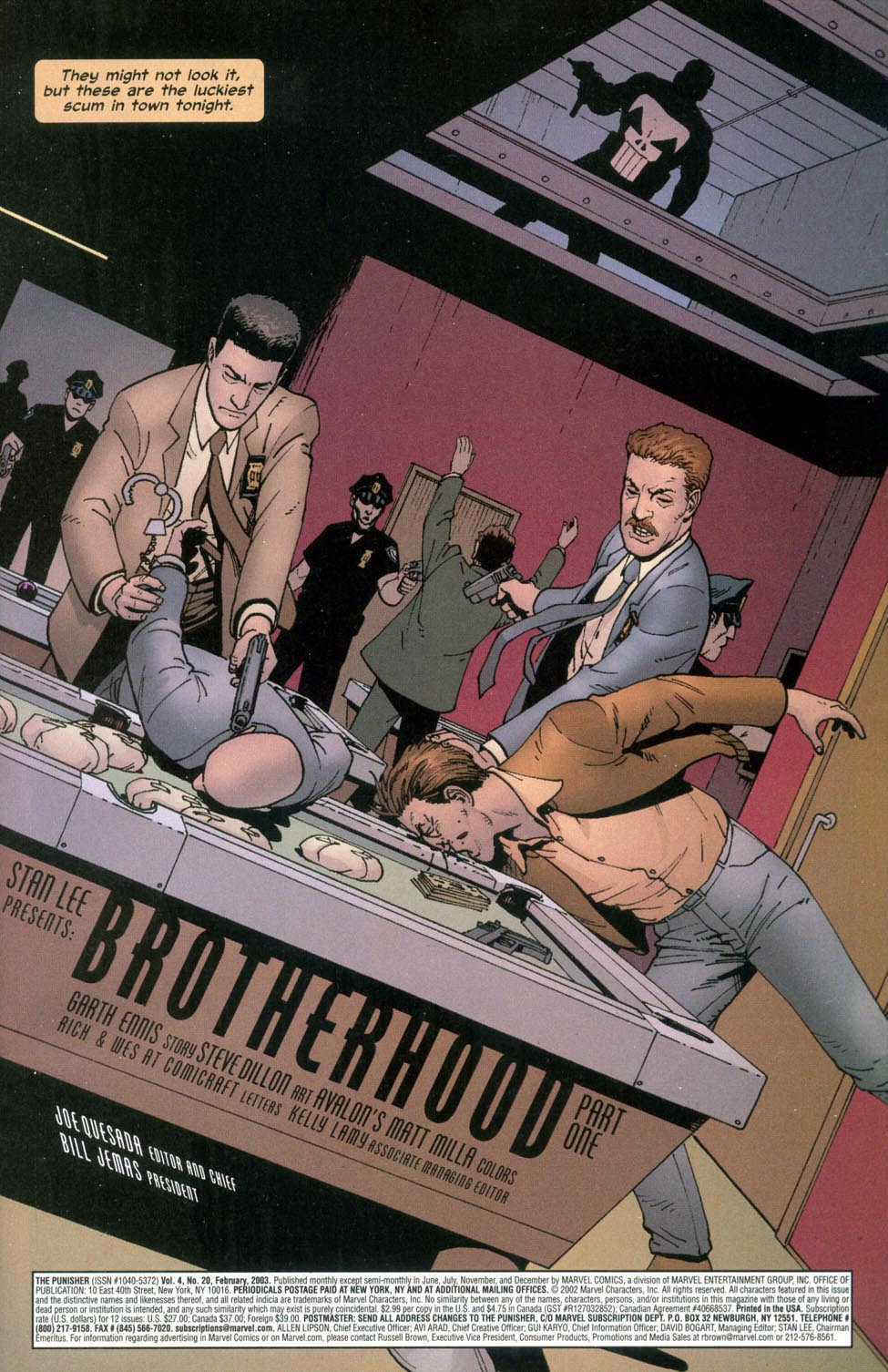 Read online The Punisher (2001) comic -  Issue #20 - Brotherhood - 2