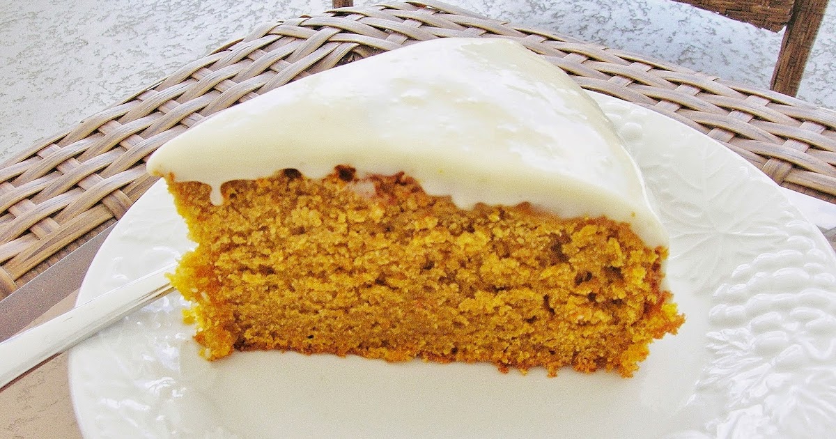 Gluten Free Cream Cheese frosted Spice Cake, made with squash, xanthan