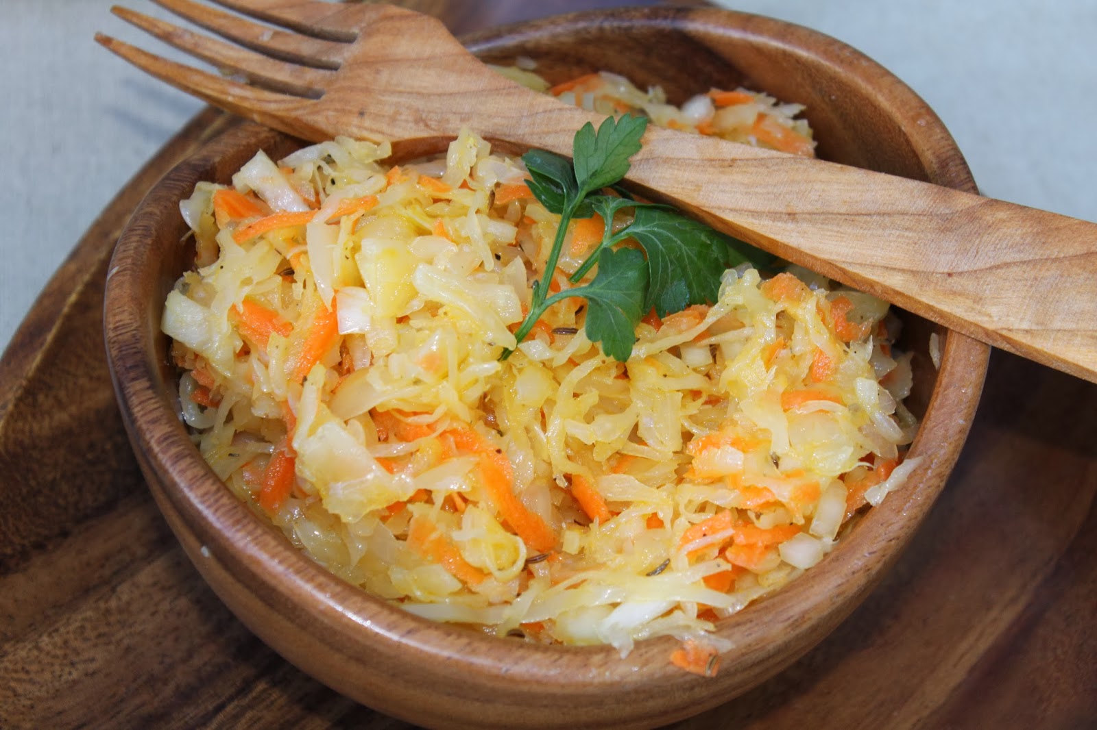 Pots and Frills: Polish Sauerkraut Salad--for Health Reasons