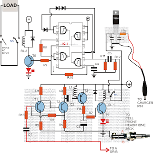 GSM Based Cell Phone Controlled Remote Switching Circuit | Diagram wiring
