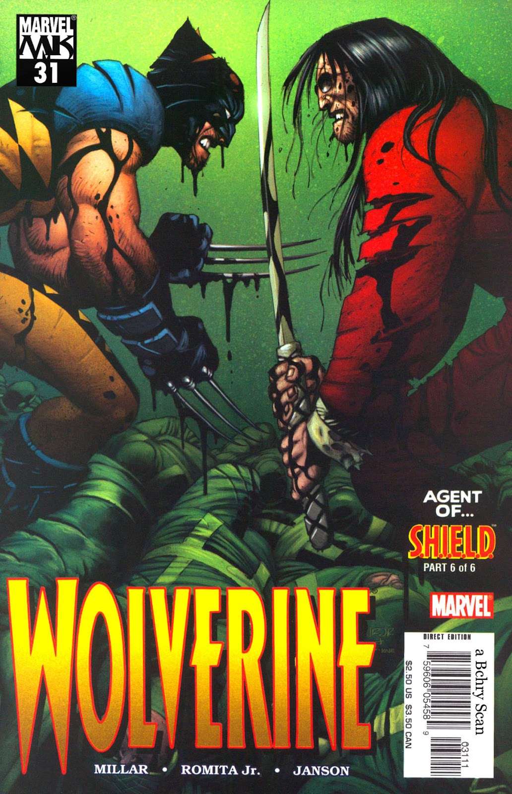 Read online Wolverine (2003) comic - Issue #31 - 1