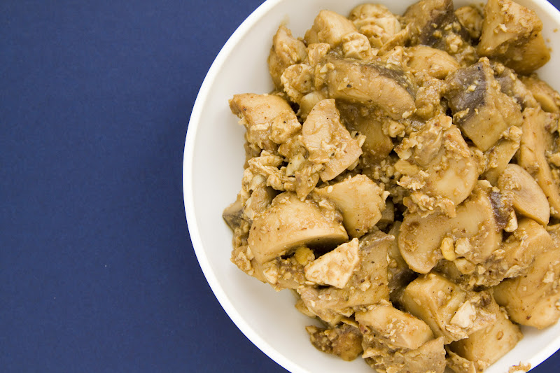 Food Makes Me Happy Quick King Oyster Mushroom with SaltCuring Duck