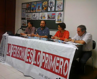 Medios de comunicación social y crisis. Organizado por la HOAC de Málaga. Mayo 2014