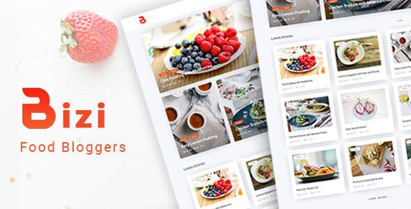 Bizi - A WordPress Theme for Food Bloggers ($29 -> Free)