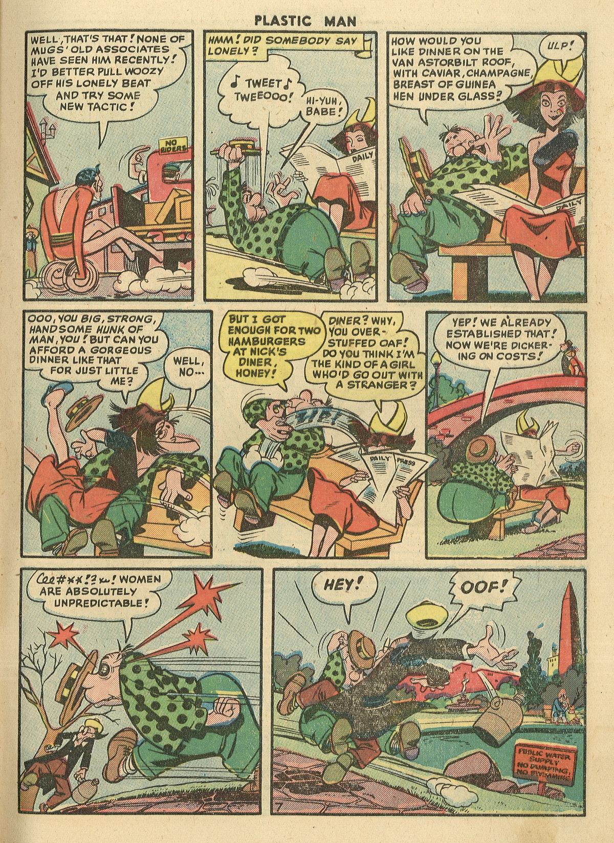 Read online Plastic Man (1943) comic -  Issue #22 - 9