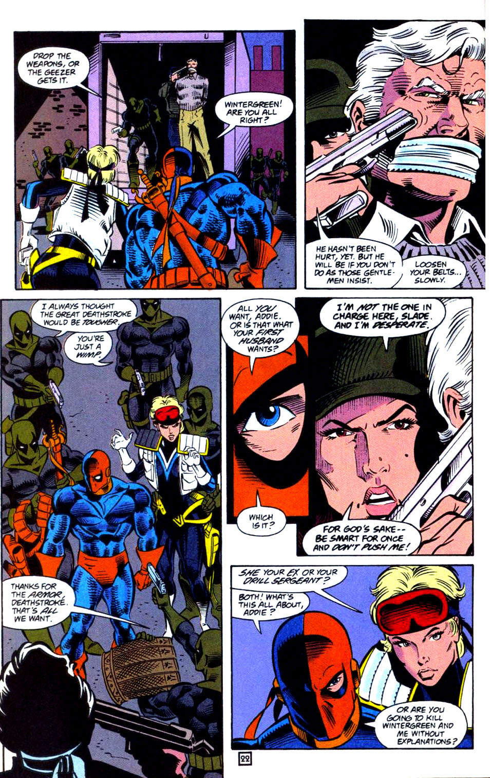 Read online Deathstroke (1991) comic -  Issue #33 - 23