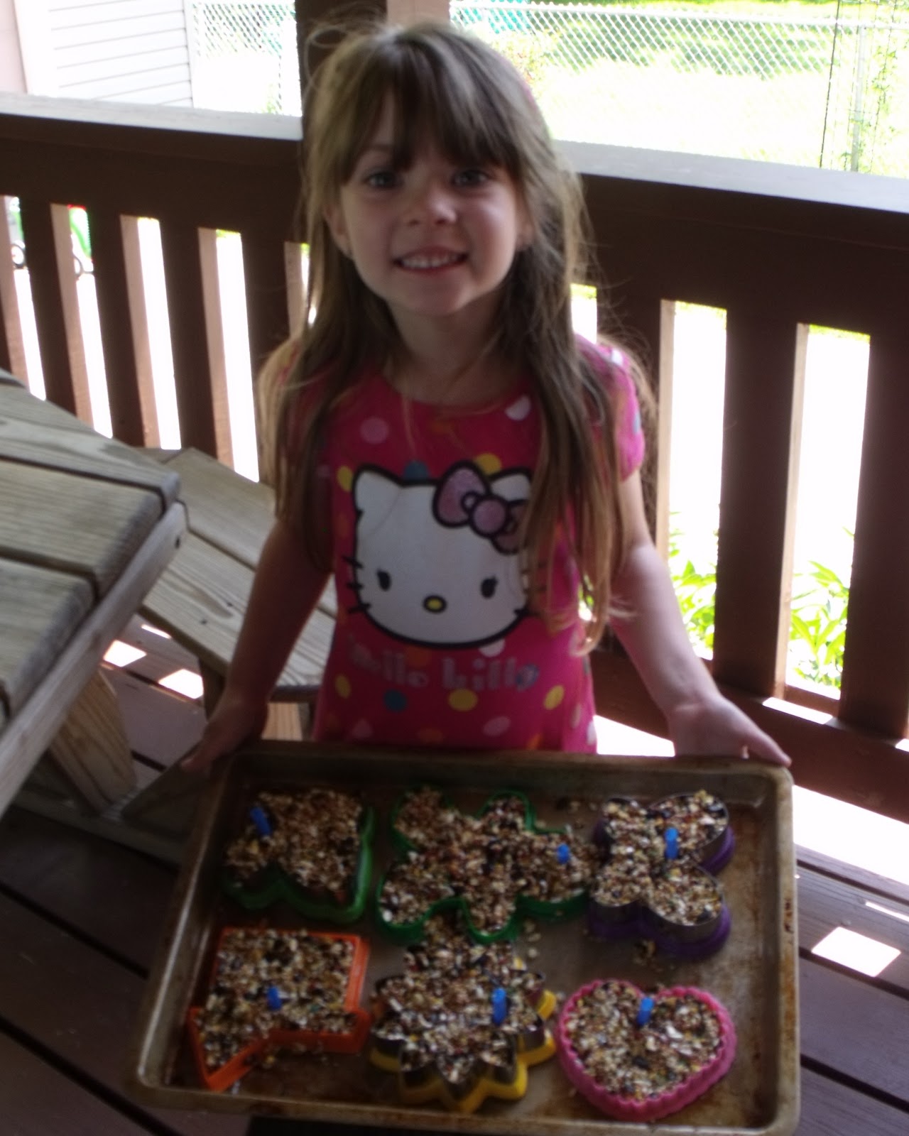 Nurturing Naters with learning activities at home Bird seed wreath and