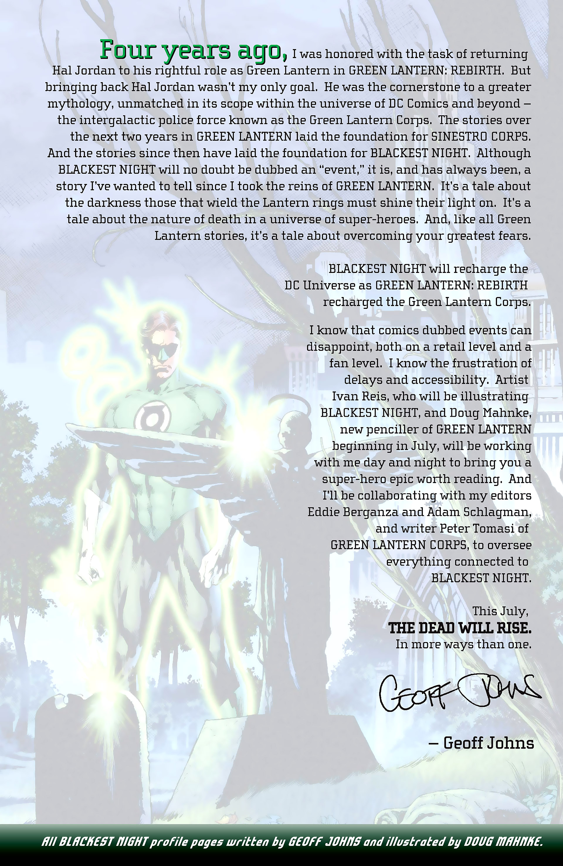 Read online Blackest Night comic -  Issue #0 - 14