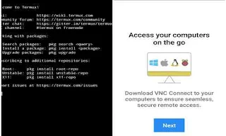 VNC Viewer dan termux