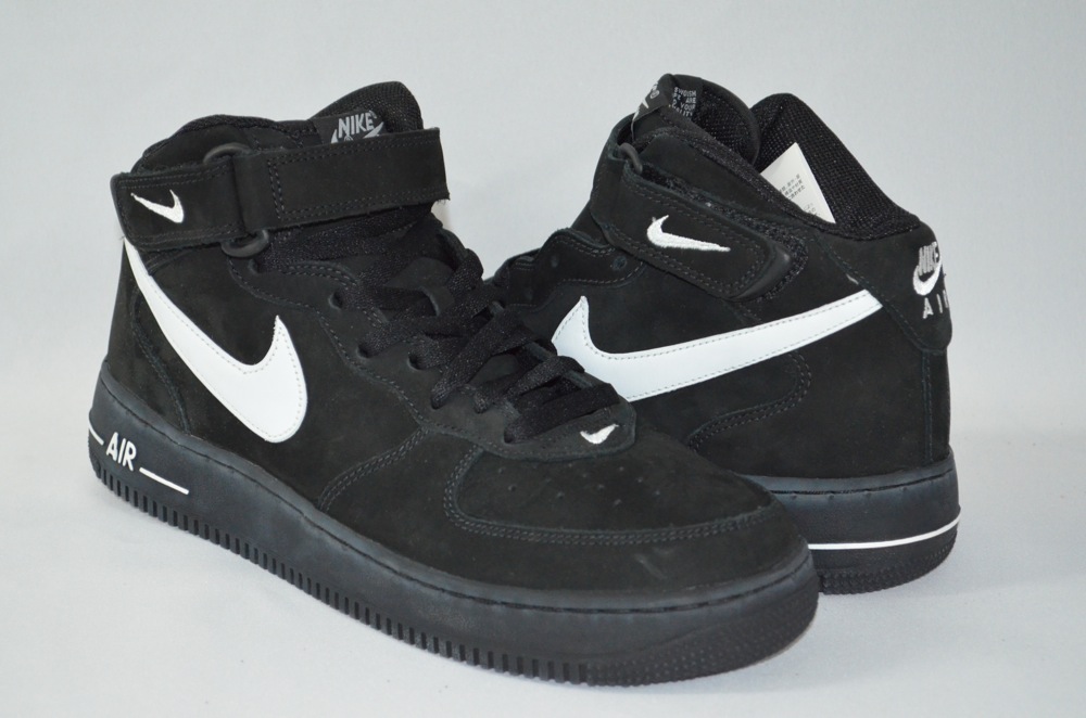 mens black suede air force 1