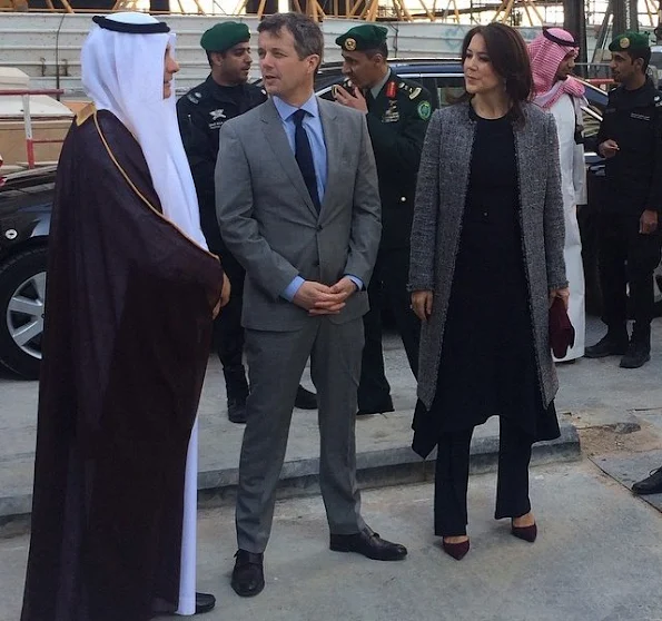 Crown Prince Frederik and Crown Princess Mary of Denmark visited King Abdullah Financial District, which is the new financial district in Riyadh and architects Henning Larsen Architects is behind.