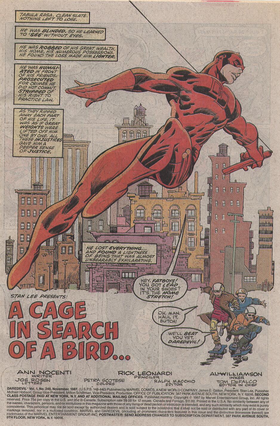 Read online Daredevil (1964) comic -  Issue #248 - 2