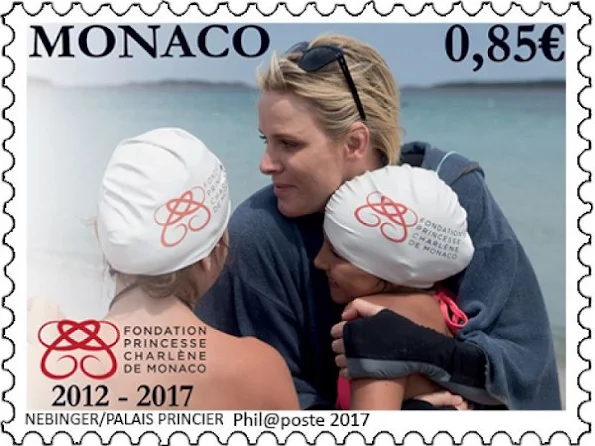 The OETP released two new stamps that bearing the photo of the Princess Charlene to celebrate of the 5th anniversary of Princess Charlene Foundation